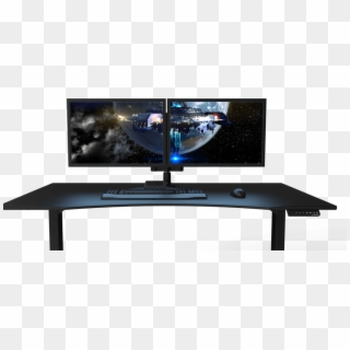 Fancy Gaming Computer Desk Gaming Desk Evodesk - Set Up Gaming Png, Transparent Png