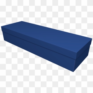 Royal Blue Cardboard Coffin Casket - Box, HD Png Download