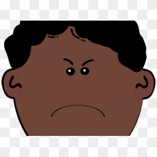 Angry Face Cartoon - Sad Human Face Cartoon, HD Png Download
