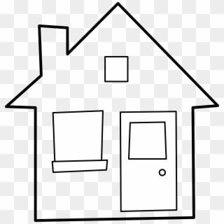 House Outline Png - Home With Hearts Clip Art, Transparent Png
