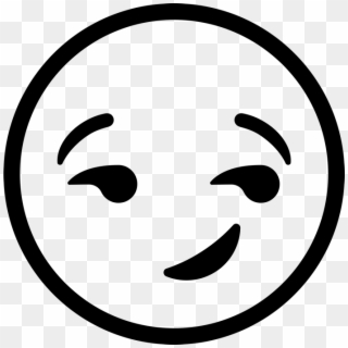 Resultado De Imagen Para Clipart Smiley Face Black - Emoji Clipart Black And White, HD Png Download