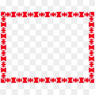 Red Border Frame Png File - Moldura Vermelha Png, Transparent Png