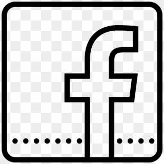 Find Us On Facebook Icon - Facebook Icon Outline Png, Transparent Png