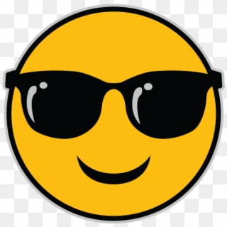 Sun And Sunglasses Emoji - Emoji Glasses Gif, HD Png Download