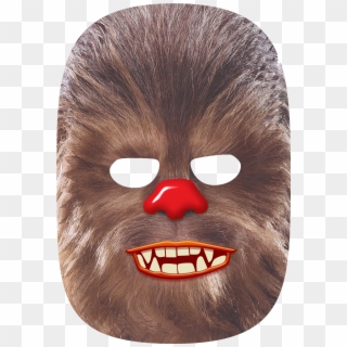 Red Nose Chewbacca Png Blank Background - Chewbacca Mask Transparent Background, Png Download