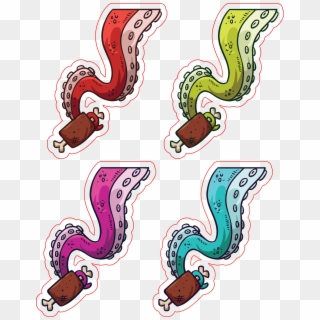 Tentacle Party Time - Illustration, HD Png Download