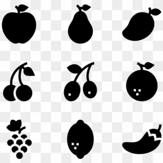 Fruits & Vegetables - Vector Fruits Icon Png, Transparent Png