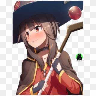 Curtido Curtir Compartilhar - Kono Subarashii Sekai Ni Shukufuku Wo Megumin  Render, HD Png Download - 716x1011(#263489) - PngFind