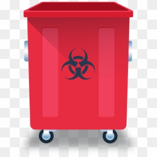Biohazard Symbol , Png Download - Red Biohazard Bin, Transparent Png