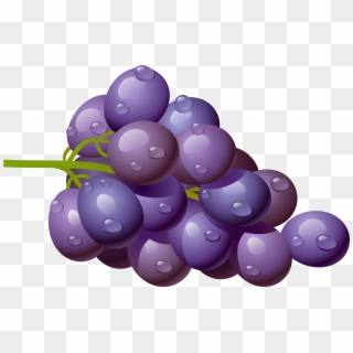 Purple Grapes Clipart Png, Transparent Png