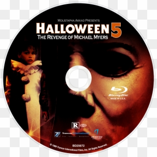 The Revenge Of Michael Myers Bluray Disc Image - Halloween 5 Blu Ray, HD Png Download