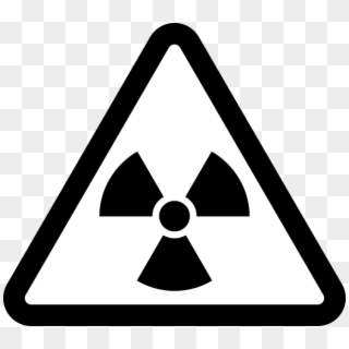 Free Radiation Icon Hazard Clip Art At Clker - Radiation Symbol, HD Png Download