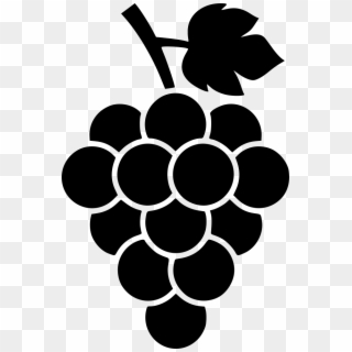 Png File Svg - Black And White Grape Png, Transparent Png