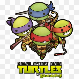 Ninja Turtles Clipart Kawaii, HD Png Download