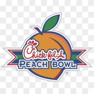 Chick Fil A Peach Bowl Logo Png Transparent - Chick Fil A Peach Bowl Old Logo, Png Download