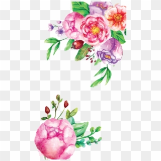 Watercolor Flowers Clipart 46962 Free Icons And Png, Transparent Png