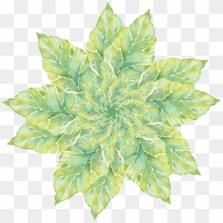 Simple Plant Watercolor Fresh Png And Psd - Houseplant, Transparent Png