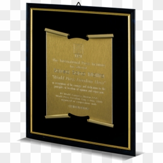 World Press Freedom Here Award - Picture Frame, HD Png Download