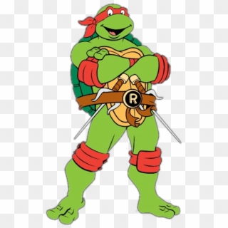 Clip Free Stock Cartoon Characters Teenage Mutant Turtles - Ninja Turtle Raphael Clipart, HD Png Download