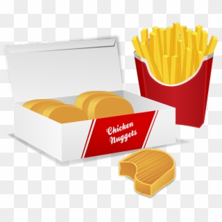 10 Things I Learned About Chick Fil A - Chicken Nuggets And Fries Cartoon, HD Png Download