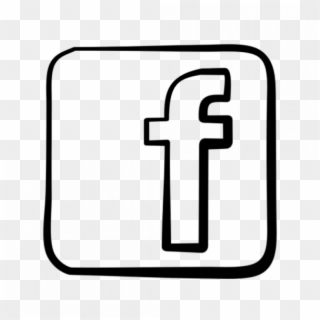 Logo Facebook Bianco E Nero - Facebook Logo Cartoon Png, Transparent Png