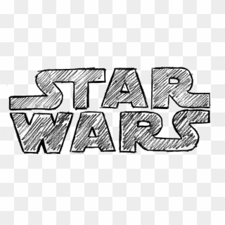 The Star Wars - Star Wars Logo Sketch, HD Png Download