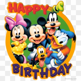 Cartoon Birthday Wishes - Happy Birthday With Cartoon, HD Png Download