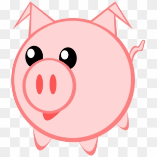 Cute Pig Face Images Download Png Clipart - Cartoon Pig No Background, Transparent Png