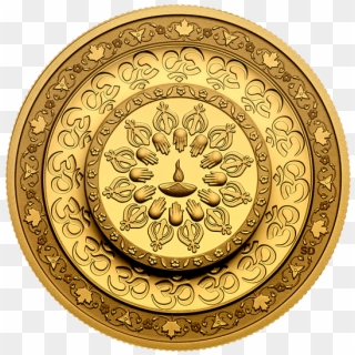 Lakshmi Gold Coin Png Transparent Image - Diwali Gold Coin, Png Download