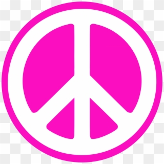 Free Hippie Art Cliparts Download Clip On - Peace Sign Vector Free, HD Png Download