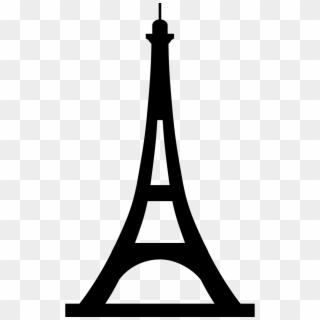 Eiffel Tower Comments - Eiffel Tower Black Silhouette, HD Png Download