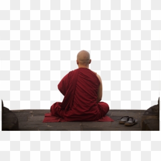 Monk Png Transparent Background - Sitting, Png Download