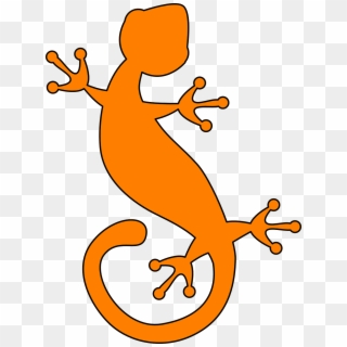 Lizard Gecko Logo Iguana Png Image - Lizard Clipart Black, Transparent Png