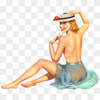 Pin Up Girls Png Transparent Background - Girl, Png Download