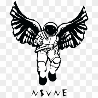 Astronaut Drawing Ink - St Michael The Archangel Clipart, HD Png Download