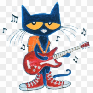 Pete Main Banner Clipart Of The Cat To Clip Art - Pete The Cat Rocking In My School Shoes Book Cover, HD Png Download