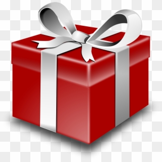 Gifts Wrapped Red Box Container Png Image - Clipart Present, Transparent Png