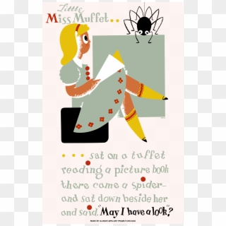 Little Miss Muffet 1940 Poster Art 1979px 639 - Little Miss Muffet Parody, HD Png Download