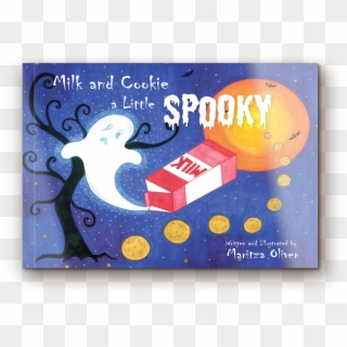 Milk And Cookie Is A Little Spooky - Illustration, HD Png Download