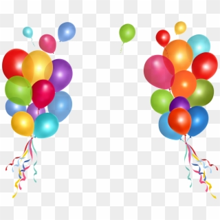 Clip Art Balloons Banner Free - Gambar Balon Ulang Tahun Png, Transparent Png