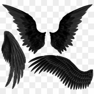 Black Angel Wings Png, Transparent Png