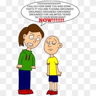 732 X 1092 13 - Caillou Gets Grounded Deviantart, HD Png Download