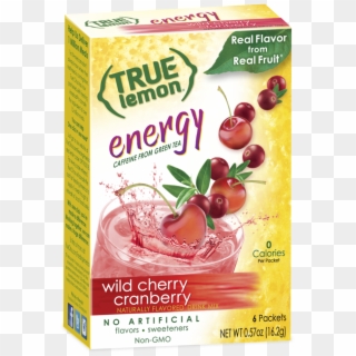 True Lemon Energy Wild Cherry Cranberry - True Lemon Energy, HD Png Download