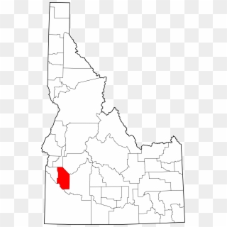 File Map Of Highlighting - Map Of Ada Counties Idaho, HD Png Download
