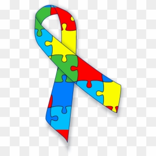 Autism Awareness Ribbon - Autism Ribbon Clipart, HD Png Download