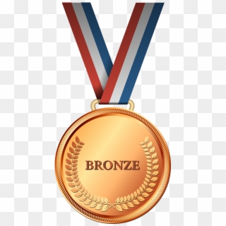 Gold Medal Silver - Cartoon Bronze Medal, HD Png Download