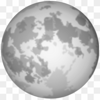 Full Moon Supermoon Blue Moon Planet - Full Moon Clipart Black And White, HD Png Download