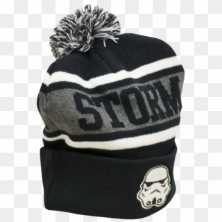 Disney Star Wars Stormtrooper Knit Pom Beanie Winter - Knit Cap, HD Png Download