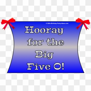 Five O Birthday Banner, HD Png Download