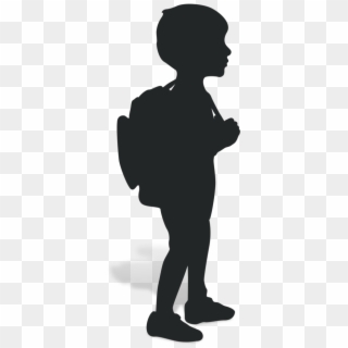 Paid Child Development Classroom Assistant Position - Young Girl Silhouette With Backpack, HD Png Download